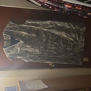 MM LaFleur, Sleeveless dress, back and off white, size +3 (3X), Never Worn